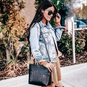 Tory Burch Mini Block T Tote